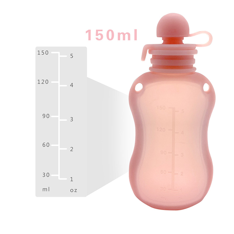Baby Food Reusable Pouches - 150ml conveniente saco de armazenamento de