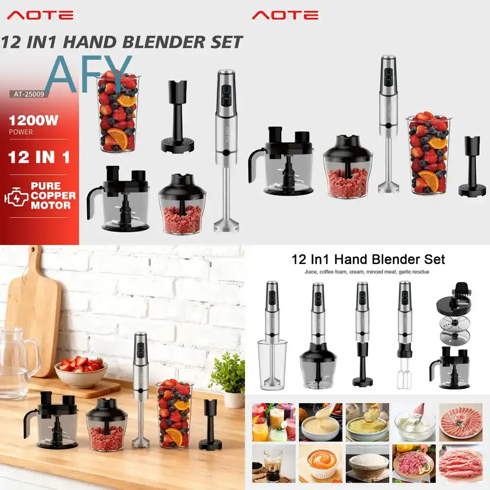 Baby Food Hand Blender - AOTE para Liquidificador de Imersão Portátil