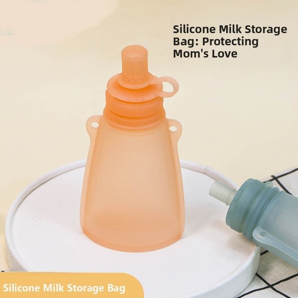 Baby Food Reusable Pouches - Bolsa de silicone para comida de