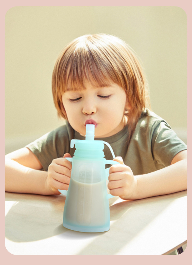 Baby Food Reusable Pouches - Novo Saco de Armazenamento de Leite