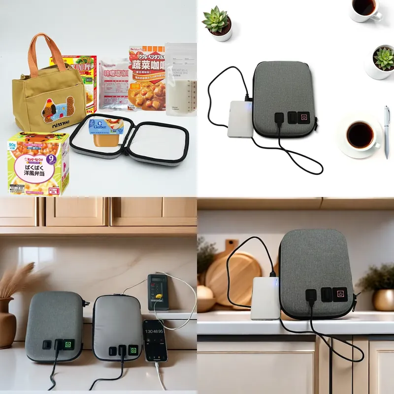 Baby Food Reusable Pouches - 【CHIMU HOME】 Aquecedor de Purê de