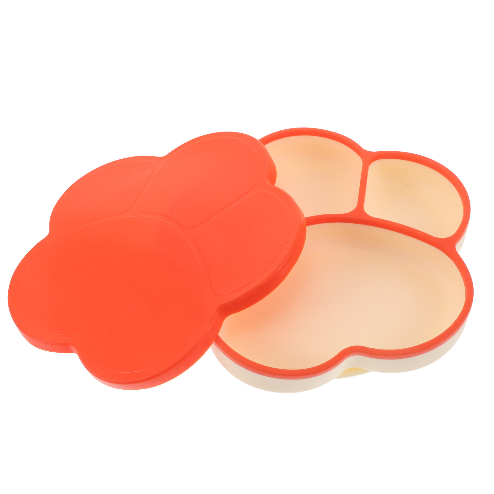 Plate Suction Toddler - Prato de Silicone com Divisórias e