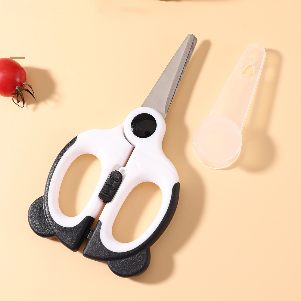 Baby Food Scissors - Tesoura de Segurança para Crianças, Tesoura