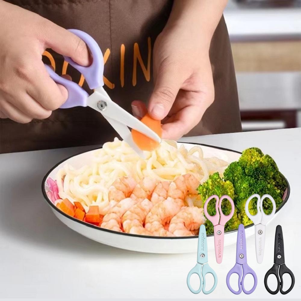 Baby Food Scissors - Cerâmica Baby Food Tesoura com caixa