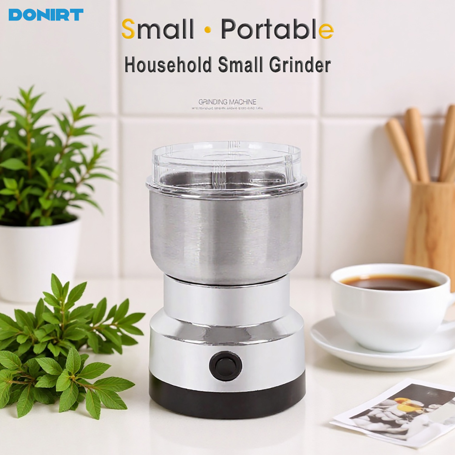Baby Food Mixer - Mini moedor elétrico 4 lâminas doméstico