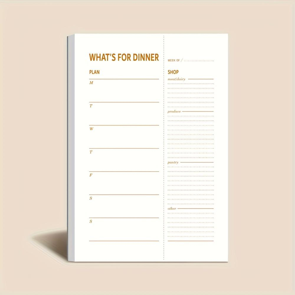 Baby Food List - Caderno de Planejamento Diário de Dieta,