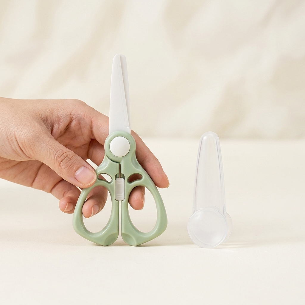 Tesoura de Cerâmica Portátil p - Baby Food Scissors avaliação e preço