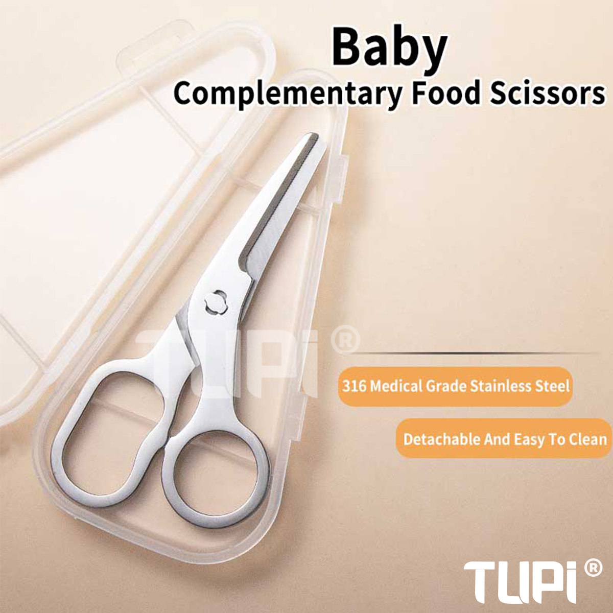 Tesoura de comida para bebê co - Baby Food Scissors avaliação e preço