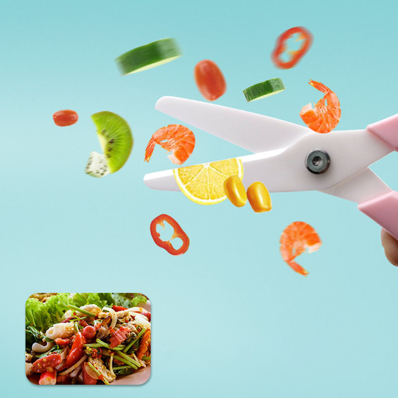 Dobeli 8 polegada zircônia cer - Baby Food Scissors avaliação e preço