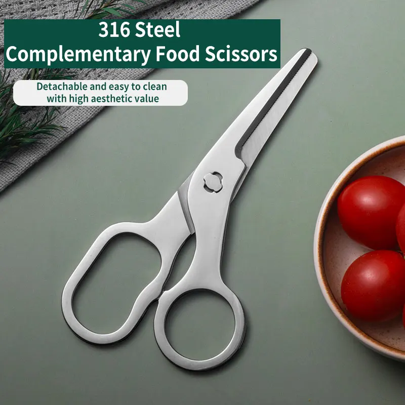 Tesoura para Comida de Bebê co - Baby Food Scissors avaliação e preço