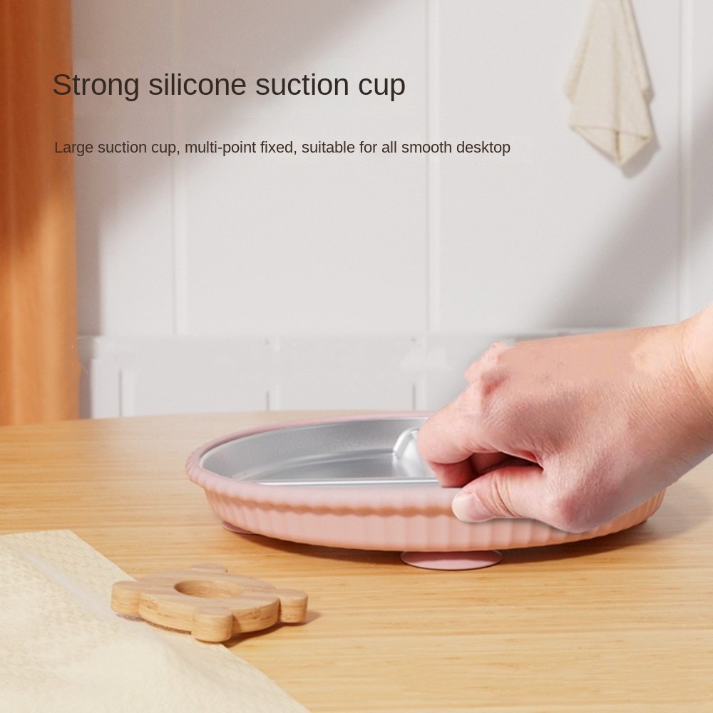 Novo Prato Infantil de Aço Ino - Plate Suction Toddler avaliação e preço