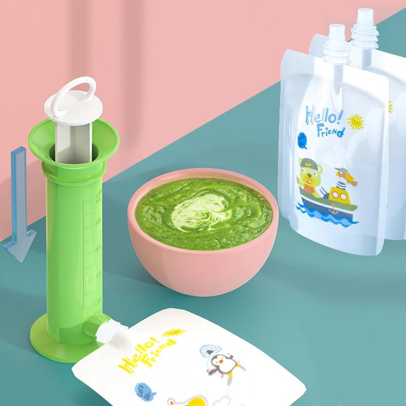 Saco De Alimentação De Malote  - Baby Food Pouches 1 Year Old avaliação e preço