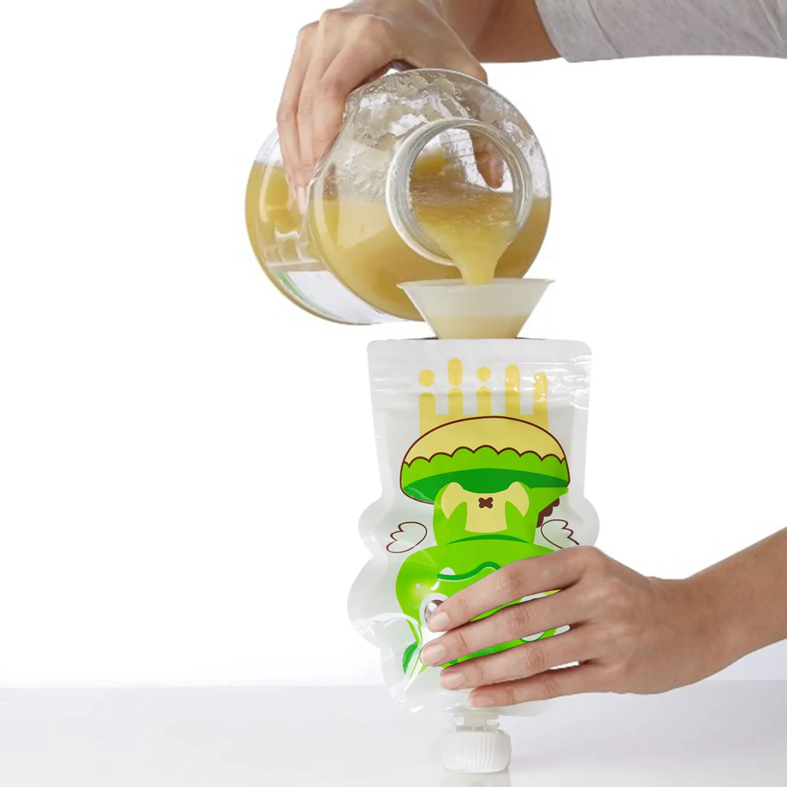 4 pçs saco de armazenamento de - Baby Food Reusable Pouches avaliação e preço