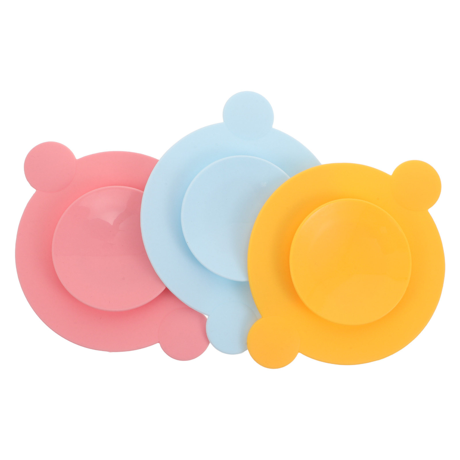 3 Peças de Suportes de Silicon - Plate Suction Toddler avaliação e preço