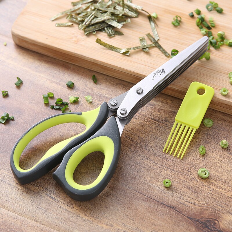 Tesoura para Cebolinha Picada, - Baby Food Scissors avaliação e preço