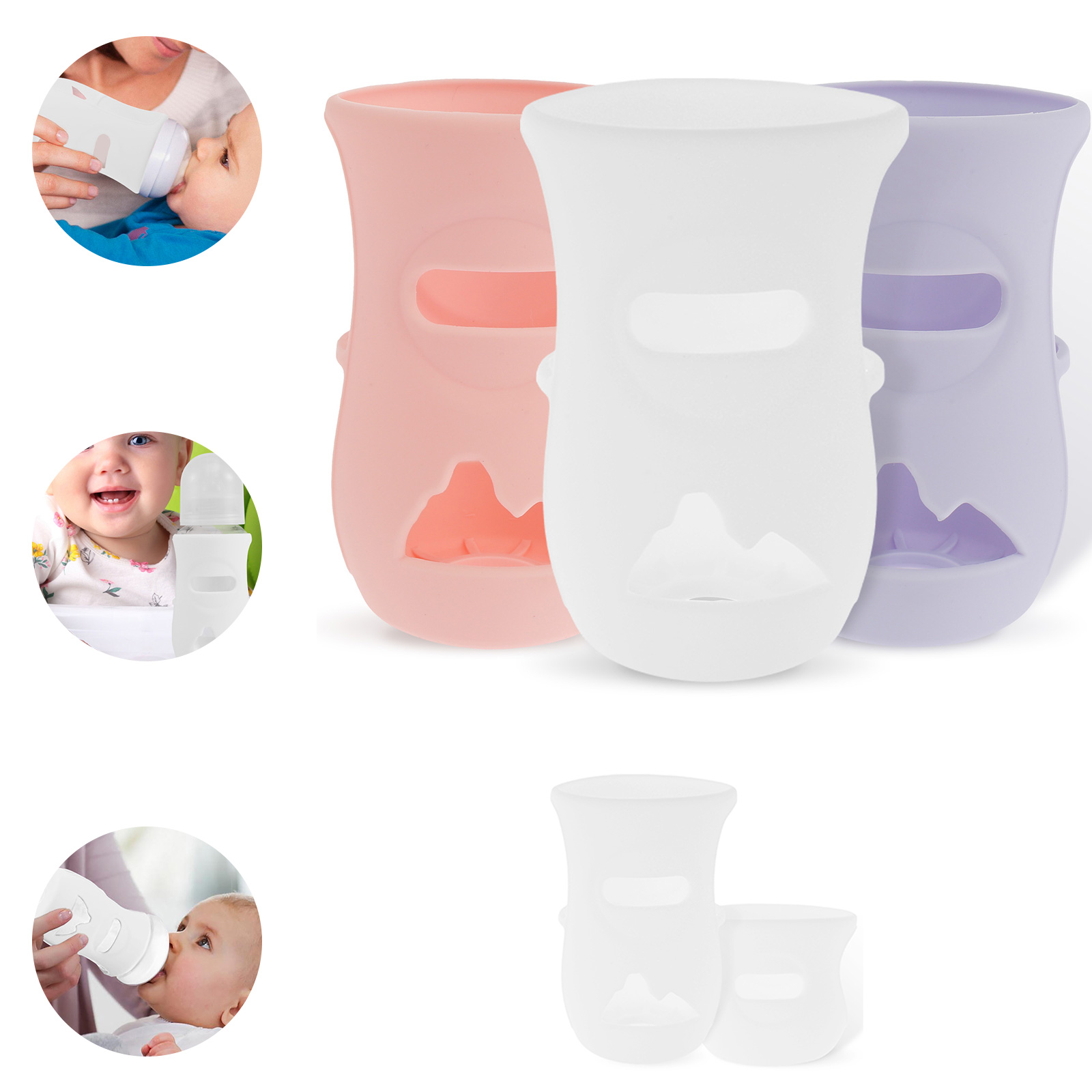 Mangas de silicone capa de gar - Baby Food Jar avaliação e preço