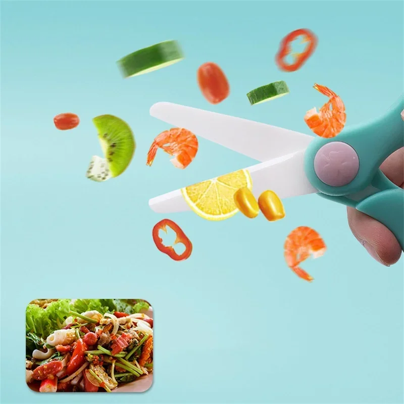 Tesoura de comida de cozinha c - Baby Food Scissors avaliação e preço