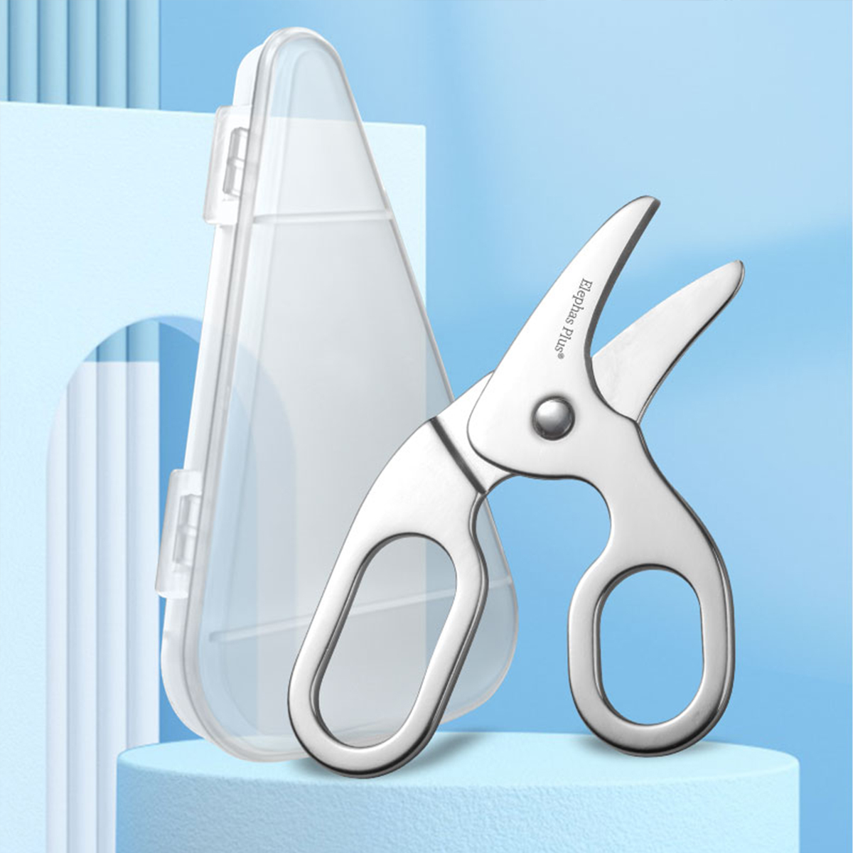 Tesoura de segurança para comi - Baby Food Scissors avaliação e preço