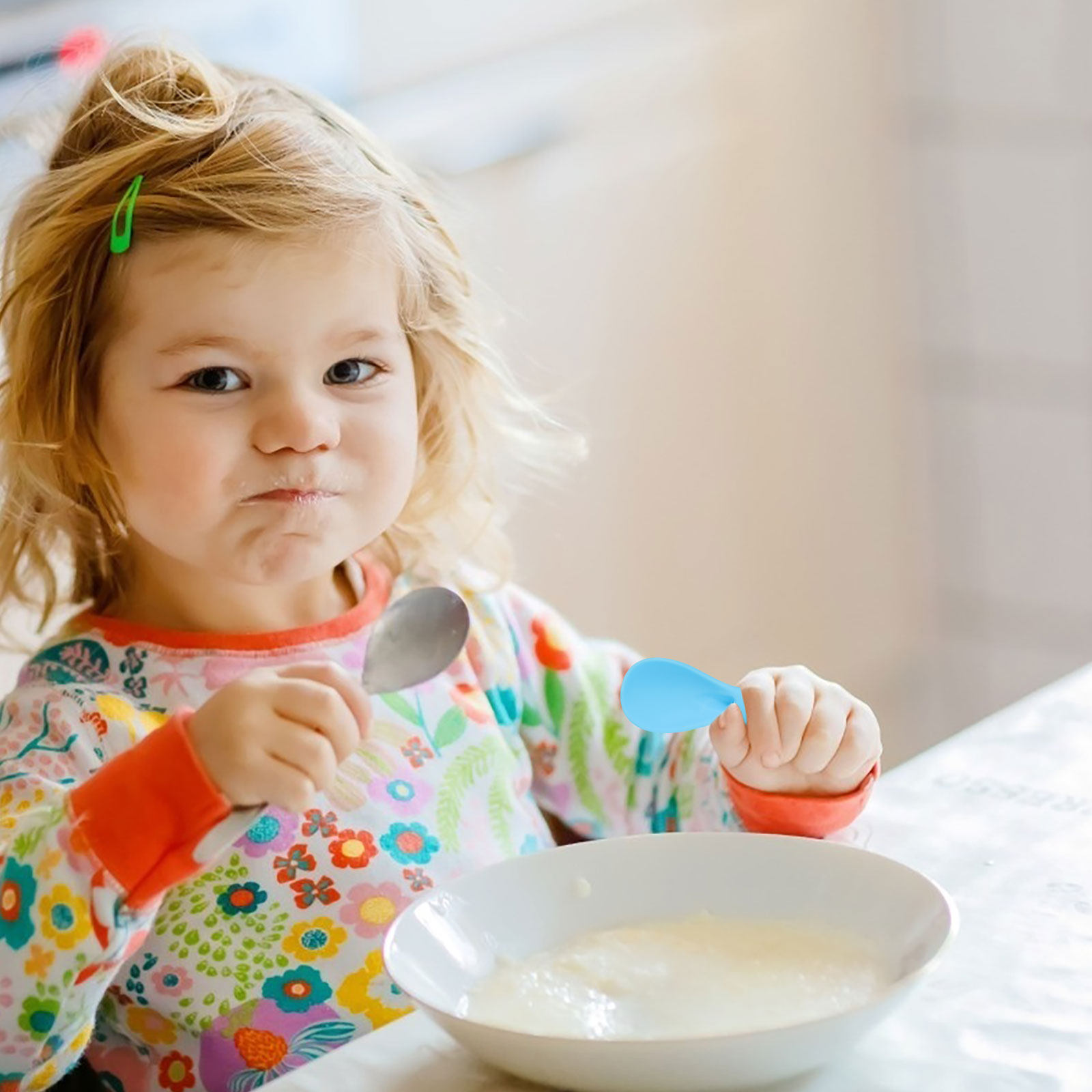 4 Peças de Colheres de Silicon - Baby Food Reusable Pouches avaliação e preço
