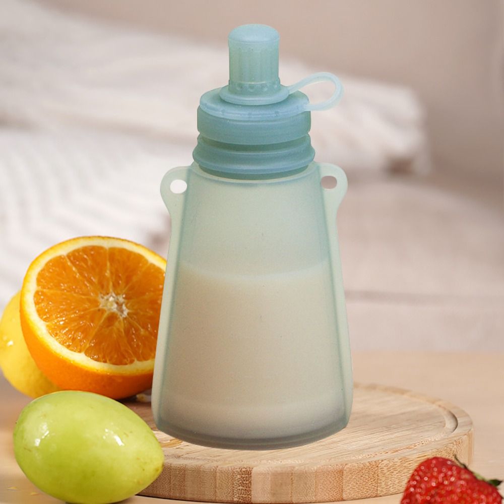 Pouch de Silicone para Aliment - Baby Food Reusable Pouches avaliação e preço