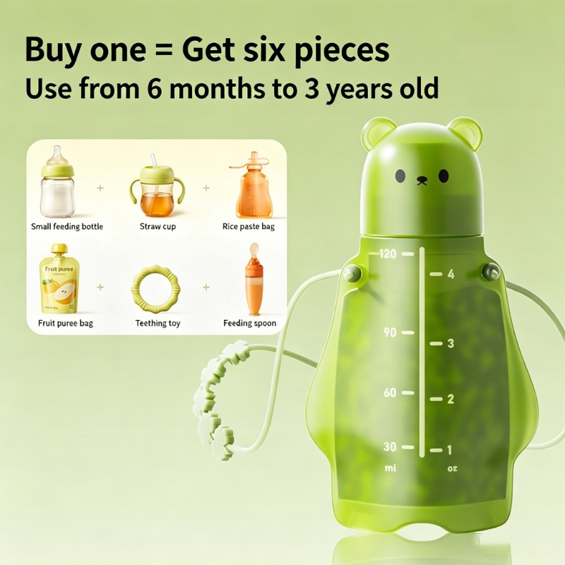Pouch de Silicone para Purê de - Baby Food Reusable Pouches avaliação e preço