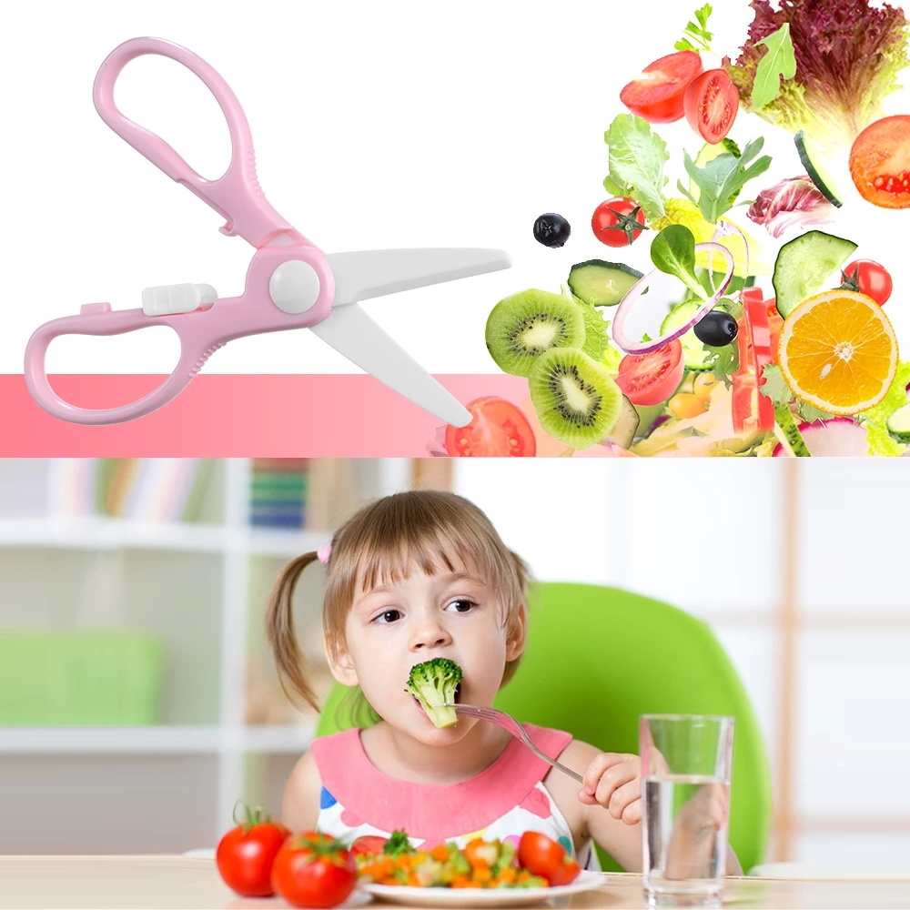 3 em 1 suprimentos maternos e  - Baby Food Scissors avaliação e preço