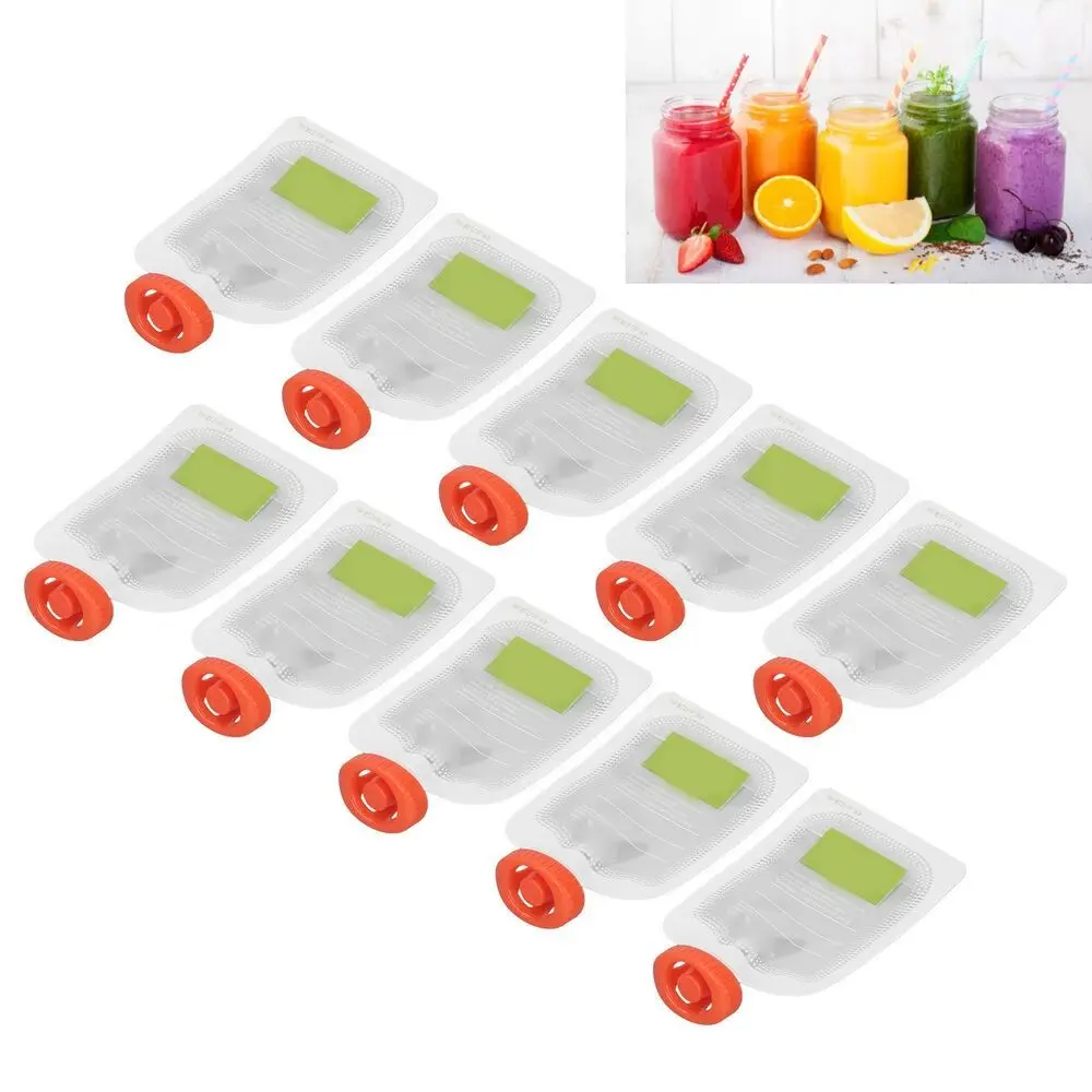 10 pçs reutilizável comida com - Baby Food Pouches 1 Year Old avaliação e preço