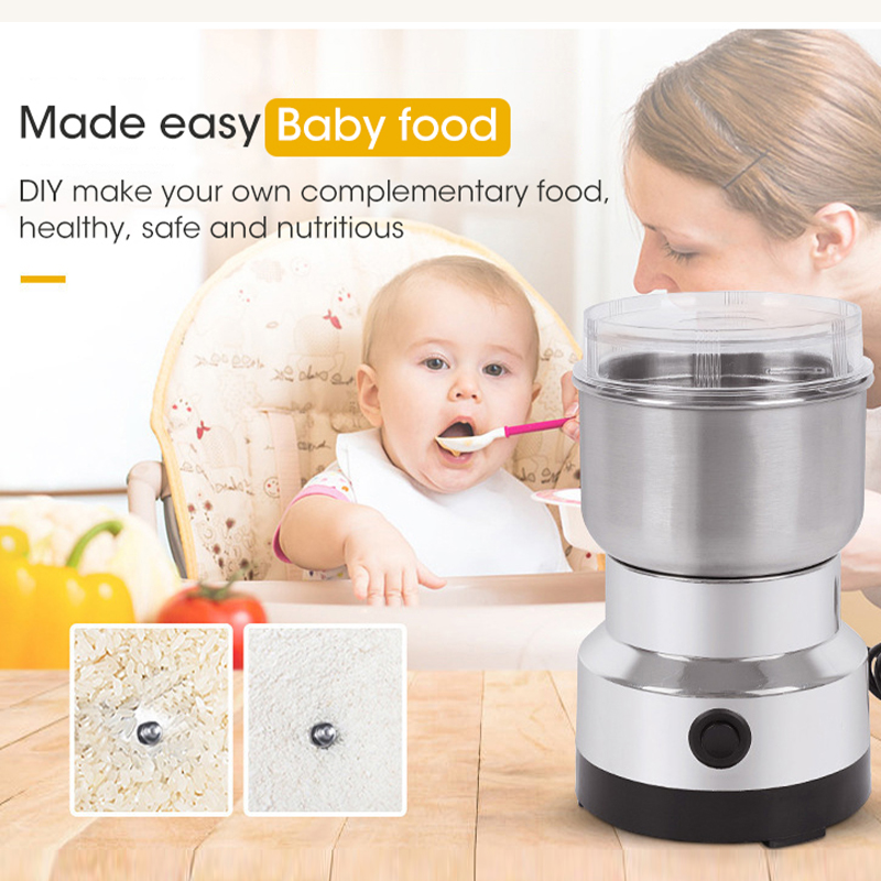 Mini moedor elétrico 4 lâminas - Baby Food Mixer avaliação e preço