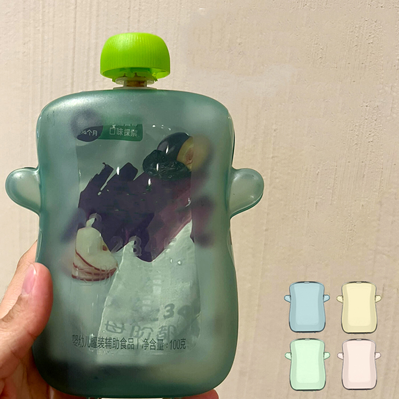 Recipiente reutilizável auto-a - Baby Food Reusable Pouches avaliação e preço