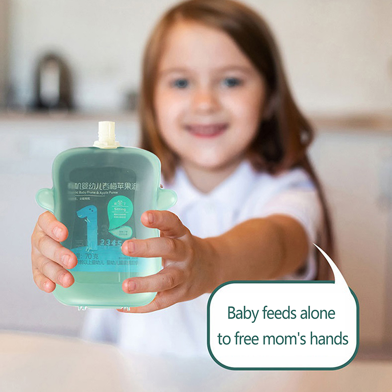 Recipiente reutilizável auto-a - Baby Food Reusable Pouches avaliação e preço